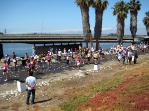 Yes, runners are litter bugs -- thank goodness for all the volunteers